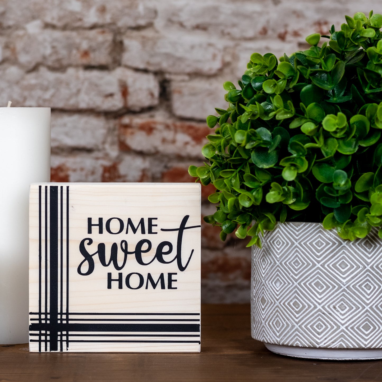 home sweet home ~ block sign