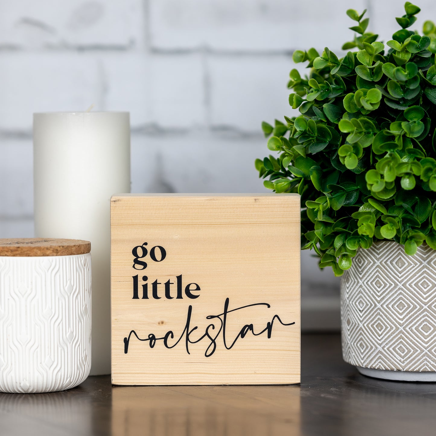 go little rockstar ~ block sign