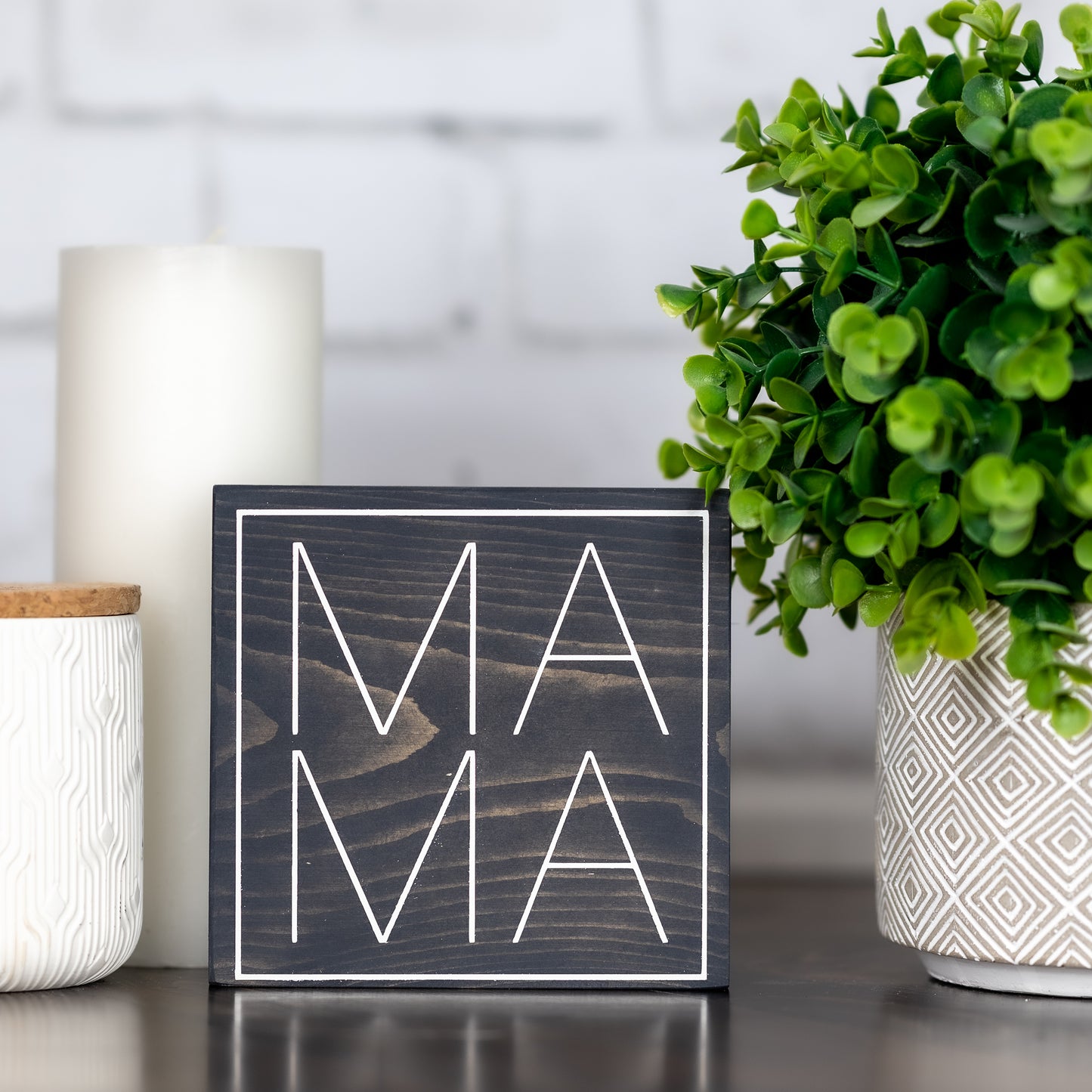 mama ~ shelf block sign