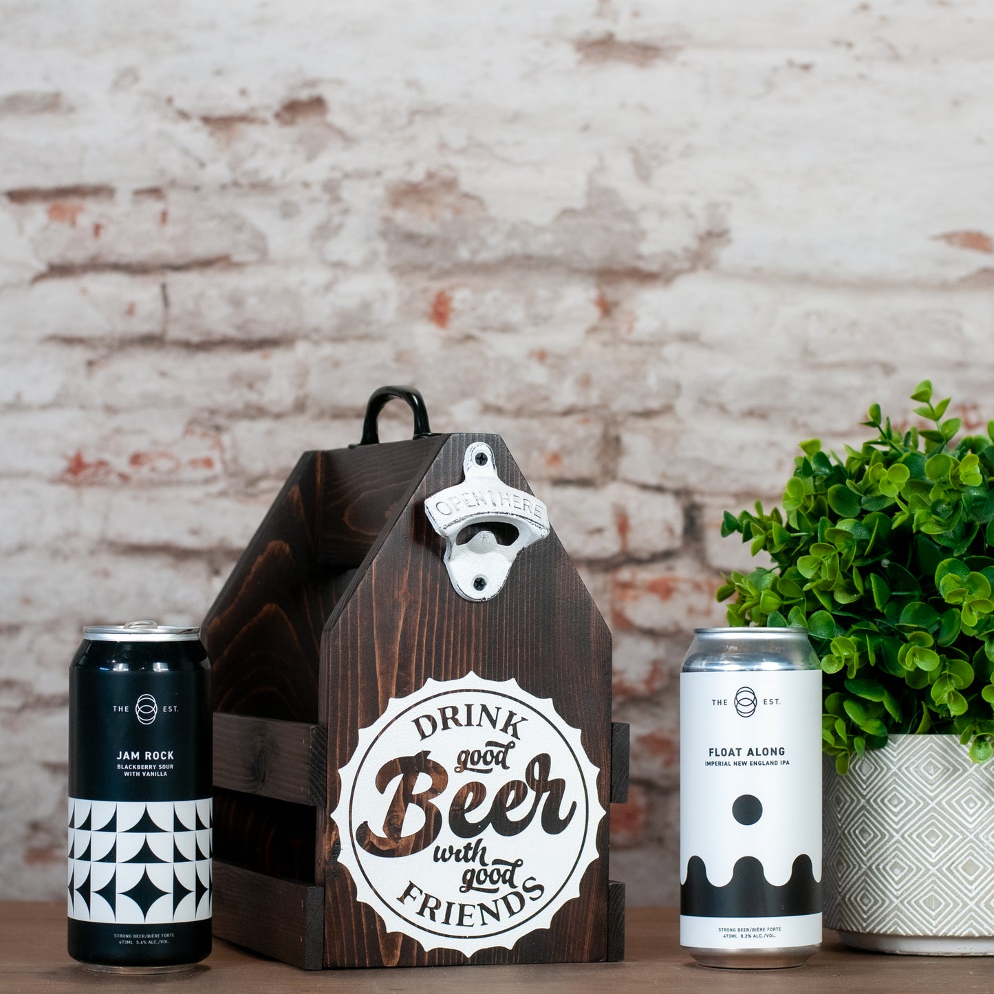 drink good beer with good friends ~ beverage caddy