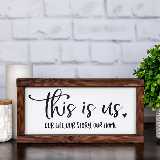 this is us ~ wood sign