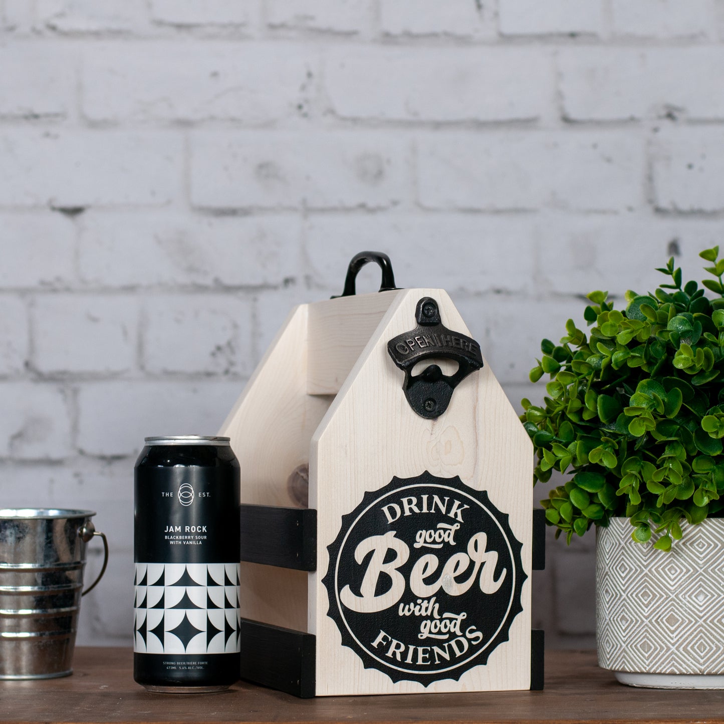 drink good beer with good friends ~ beverage caddy