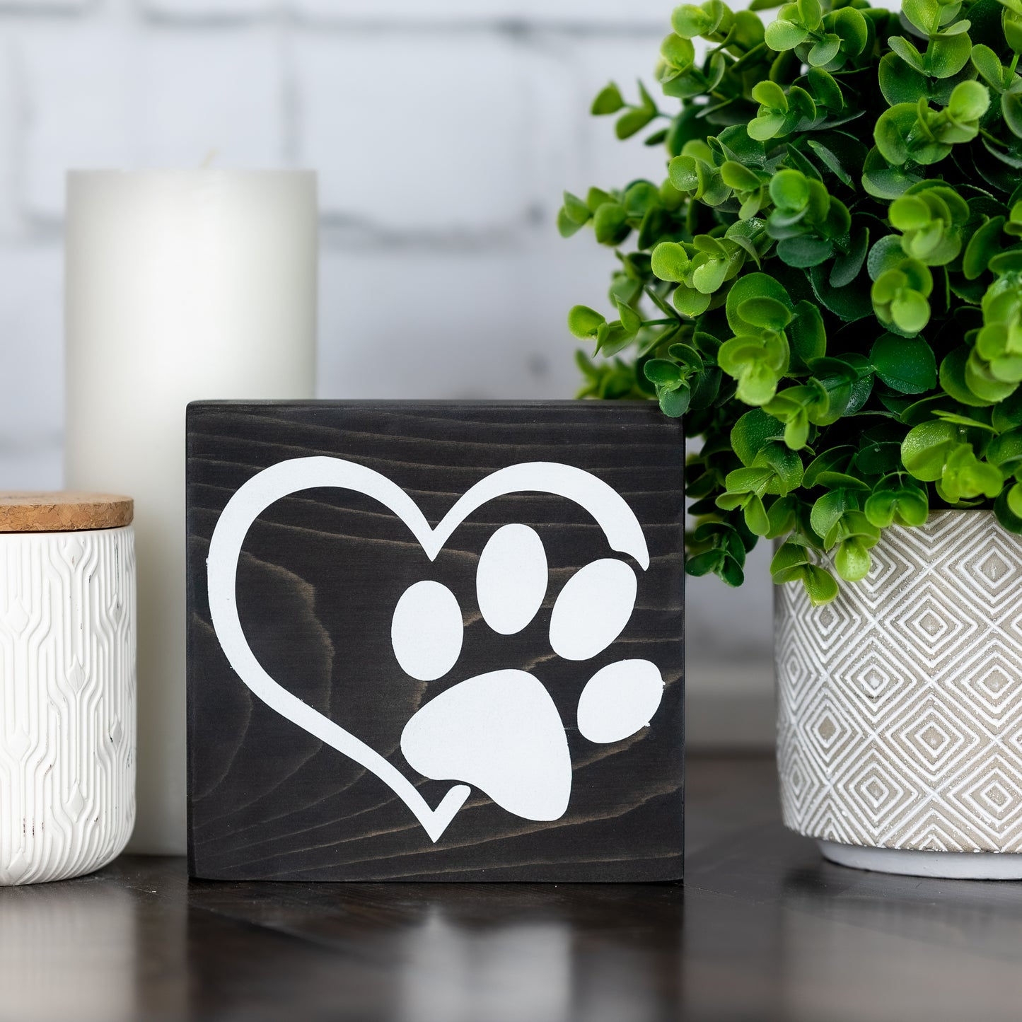 heart paw  ~ block sign
