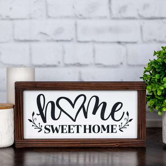 home sweet home ~ wood sign