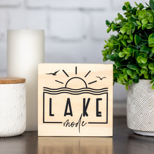 lake mode ~ block sign